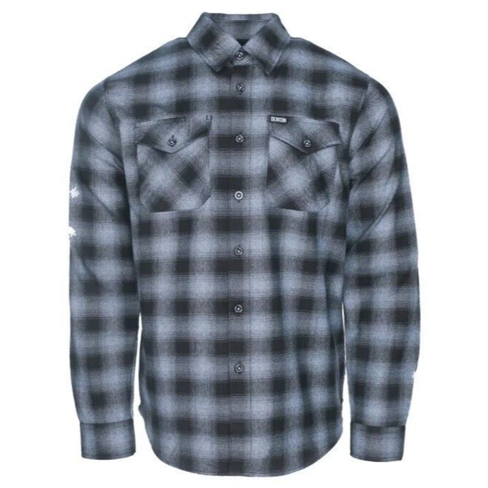 DIXXON Flannel Sz L Dago Dane Engraving & Tatoo Collab Brand New Sealed